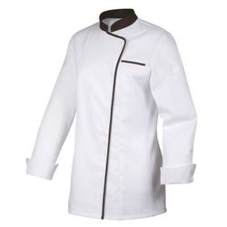Veste Cuisine Femme EXPRESSION ML Blanc/Noir