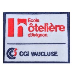 Ecusson Brod&eacute; Ecole H&ocirc;teli&egrave;re d'Avignon