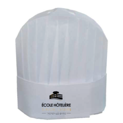 Toque s&eacute;rigraphi&eacute;e Ecole Hot. Savoie L&eacute;man