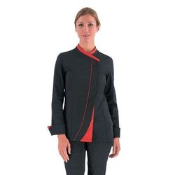 Veste SAFRON Noir/Rouge Femme