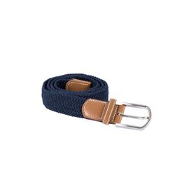 Ceinture tress&eacute;e &eacute;lastiqu&eacute;e Navy