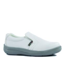 Mocassins de s&eacute;curit&eacute; femme STELLA S2 SRA BLANC
