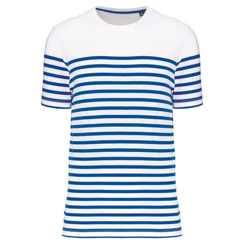 T-shirt Marini&egrave;re bio K3033 NAVY/WHITE STRIPES
