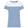 T-shirt femme Marini�re bio K3034 NAVY/WHITE STRIPES